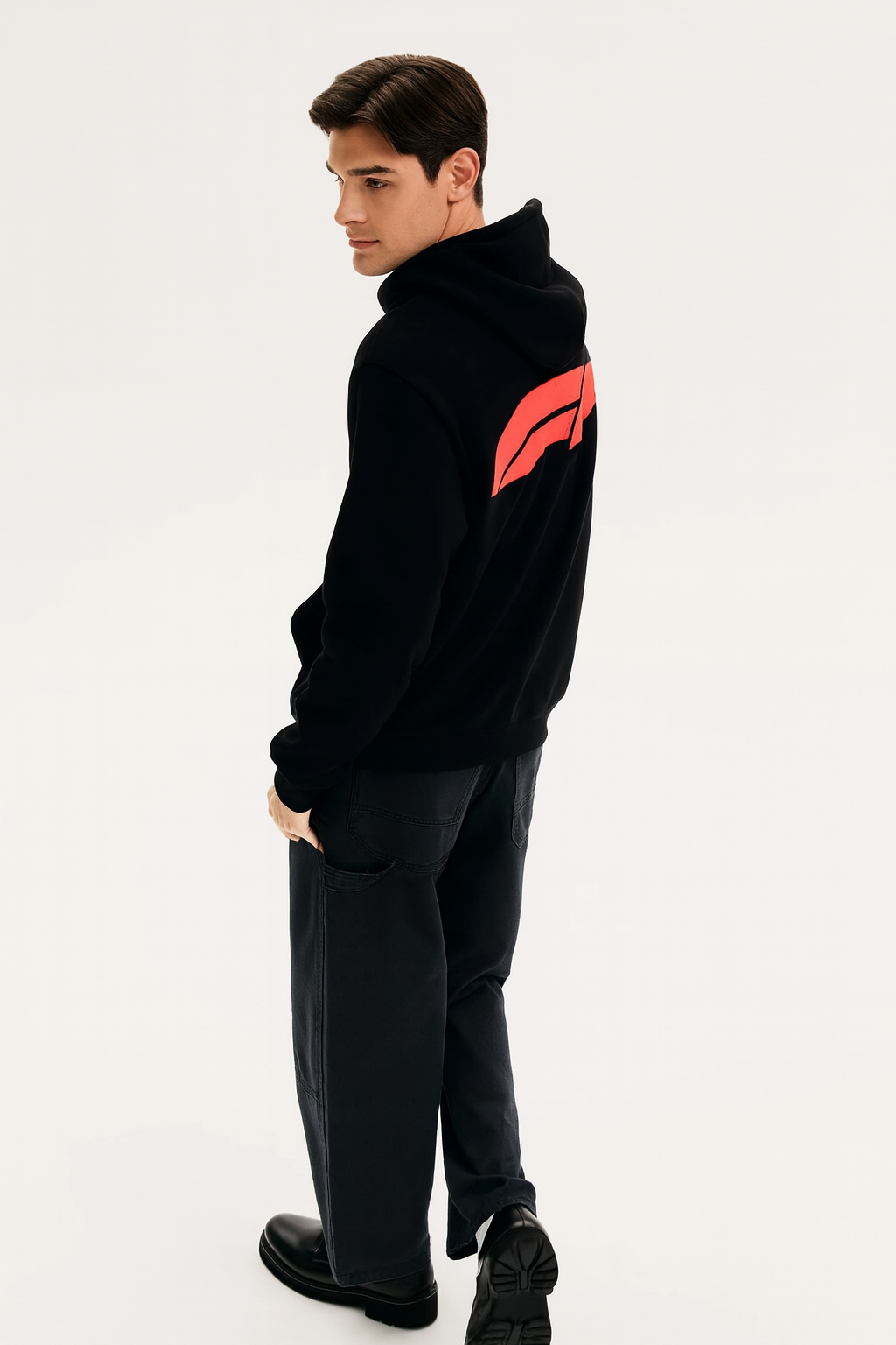 URBXN™ Formula 1 Black Hoodie – Official F1 Streetwear Sweatshirt