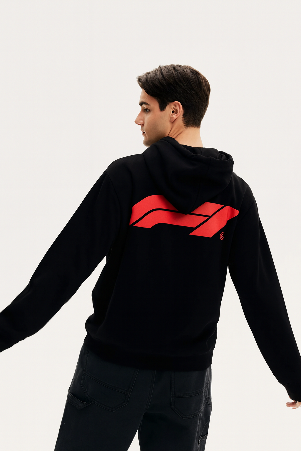 URBXN™ Formula 1 Black Hoodie – Official F1 Streetwear Sweatshirt