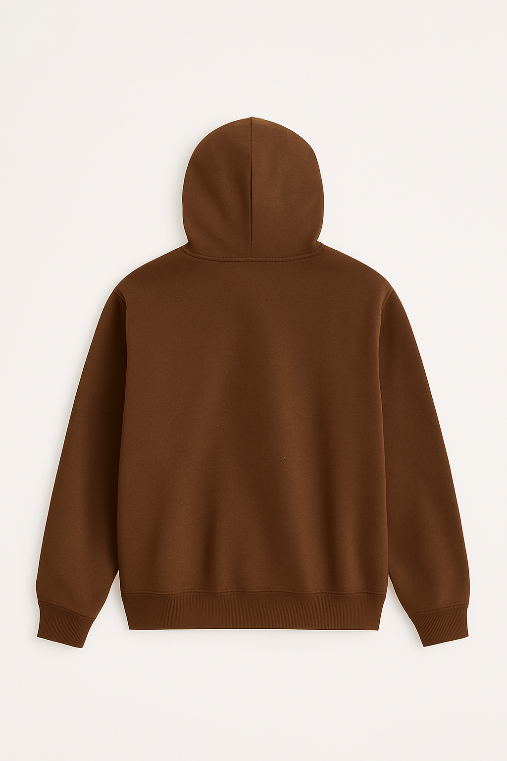 URBXN™ Classic Brown Hoodie – Minimalist Streetwear Pullover