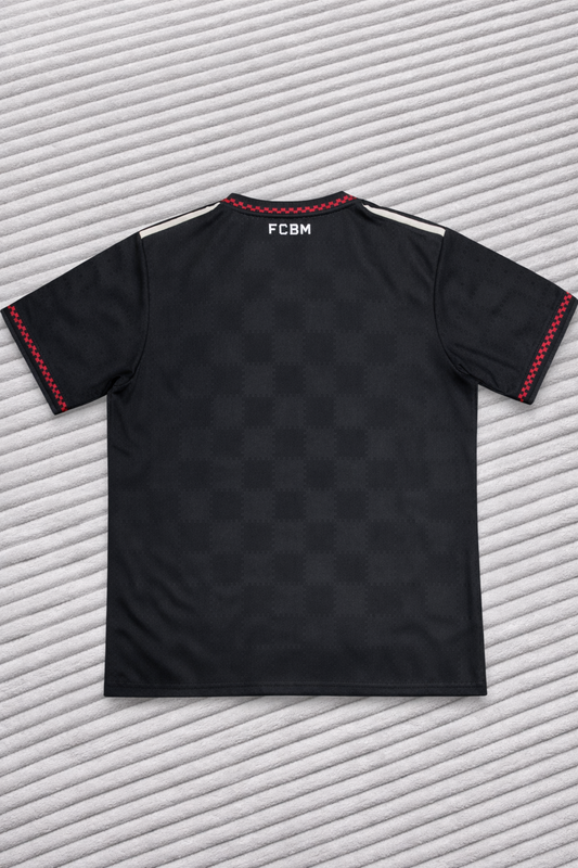 URBXN Black Street Jersey – Premium Embroidered Summer