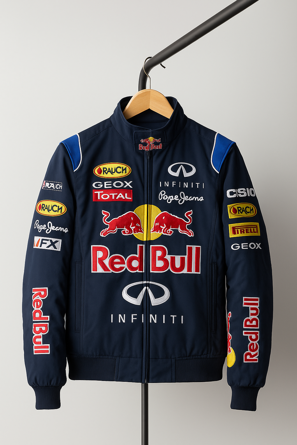 Red Bull Racing Varsity Bomber Jacket – Motorsport Streetwear Jacket