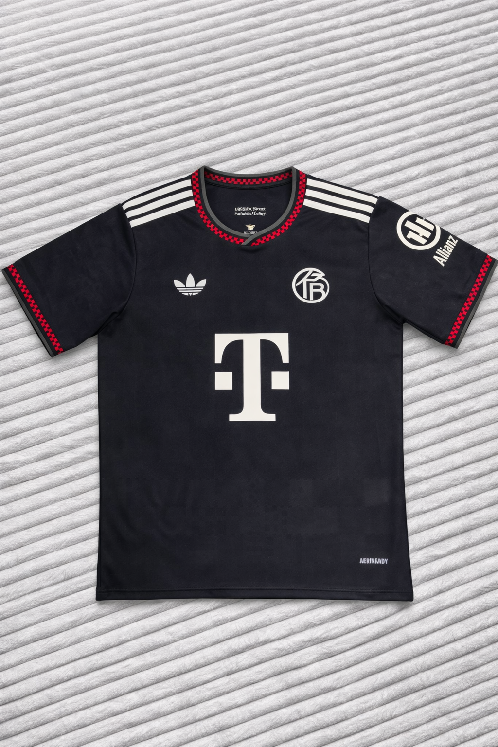 URBXN Black Street Jersey – Premium Embroidered Summer