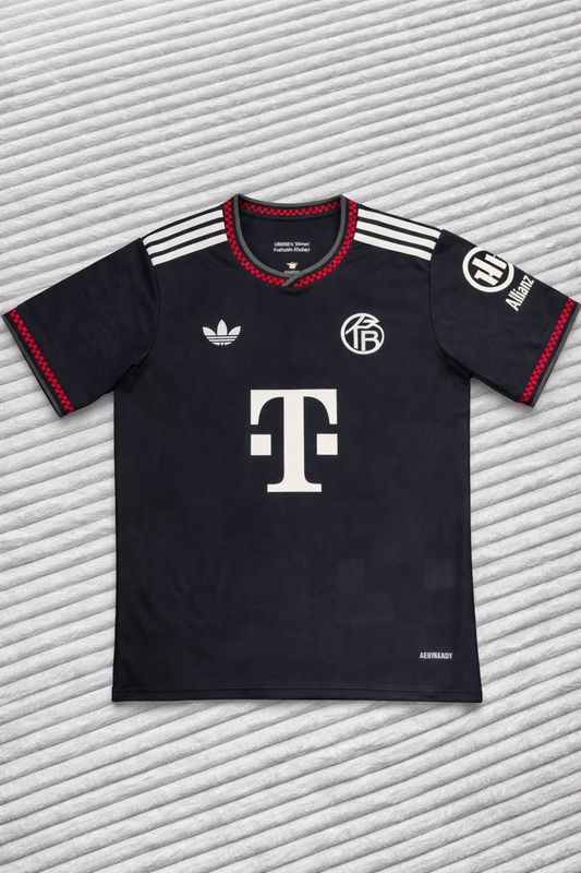 URBXN Black Street Jersey – Premium Embroidered Summer