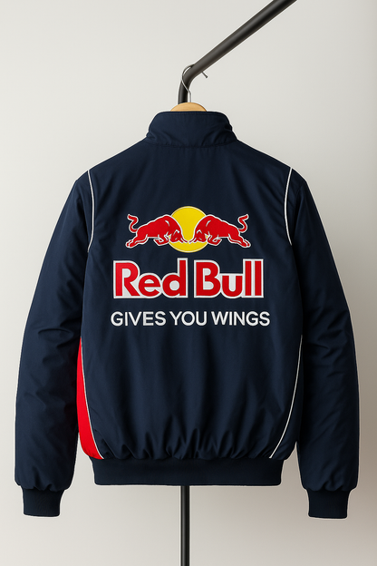 Red Bull Racing Varsity Bomber Jacket – Motorsport Streetwear Jacket